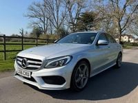 Used Mercedes C220 AMG line 170 HP (125 kW) 2016 Silver Sedan