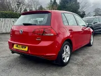 Used VW Golf VII Edition 110 HP (80 kW) 2016 Red Hatchback