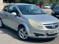 Used Vauxhall Corsa 59 HP (43 kW) 2008 Silver Hatchback