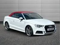 Used Audi A3 Cabriolet S-Line 147 HP (108 kW) 2018 White Cabriolet