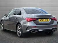 Used Mercedes A250 AMG line 215 HP (158 kW) 2023 Mountain grey Sedan