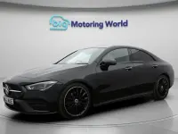 Used Mercedes CLA180 AMG line 136 HP (100 kW) 2022 Black Coupe