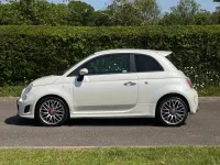 Used Abarth 500 135 HP (99 kW) 2010 White Hatchback