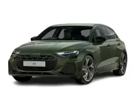 New Audi A3 Sportback Black Edition 2026 Green Hatchback