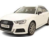 Used Audi A3 Black Edition 150 HP (110 kW) 2019 White Sedan