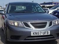 Usado Saab 9-3 Linear 150 HP (110 kW) 2008 Cinzento Sedan