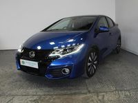 Begagnad Honda Civic SE Plus 142 HK (104 kW) 2015 Blå Halvkombi