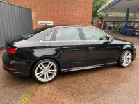 Used Audi A3 S-Line 150 HP (110 kW) 2019 Black Sedan