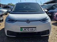 Used VW ID.3 Pro Performance 150 kW (204 HP) 2020 White Hatchback