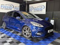 Usado Ford Fiesta ST-Line 100 HP (73 kW) 2018 Azul Citadino