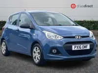 Used Hyundai i10 67 HP (49 kW) 2016 Blue Hatchback