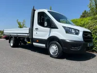 Used Ford Transit S 130 HP (95 kW) 2020 White Cabriolet
