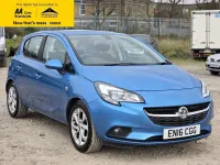 Used Vauxhall Corsa S 90 HP (66 kW) 2016 Blue Hatchback