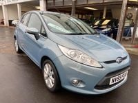 Used Ford Fiesta Zetec 2010 Blue Hatchback