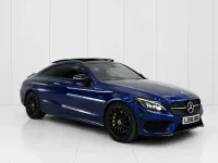 Begagnad Mercedes C43 AMG Premium Plus 2017 Blå Sportkupé