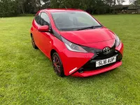 Used Toyota Aygo X-play 69 HP (50 kW) 2016 Red Hatchback