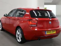 Used BMW 118 Sport Line 2015 Red Hatchback