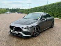 Used Mercedes CLA180 AMG line 136 HP (100 kW) 2019 Grey Sedan