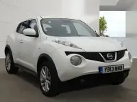 Used Nissan Juke Acenta 117 HP (86 kW) 2013 White SUV