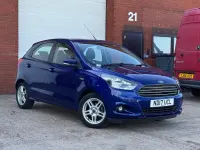 Used Ford Ka Plus Zetec 85 HP (62 kW) 2017 Blue Hatchback
