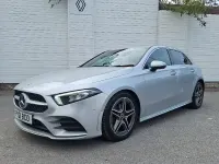 Used Mercedes A200 AMG Line Premium 150 HP (110 kW) 2021 Silver Hatchback