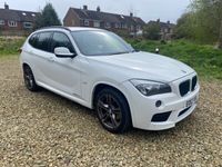 used BMW X1 sDrive 20d M Sport 5dr Step Auto in white full black leather