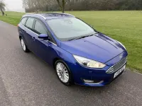 Used Ford Focus Titanium X 120 HP (88 kW) 2018 Blue Estate