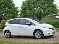 Used Nissan Note Acenta Premium 98 HP (72 kW) 2016 White Hatchback