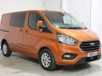 Used Ford Transit Custom Limited 130 HP (95 kW) 2019 Orange Van