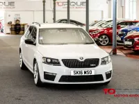 Used Skoda Octavia vRS 184 HP (135 kW) 2016 White Estate