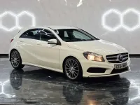 Used Mercedes A180 AMG 109 HP (80 kW) 2014 White Hatchback