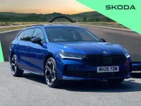 Used Skoda Superb SportLine 204 HP (150 kW) 2026 Blue Estate
