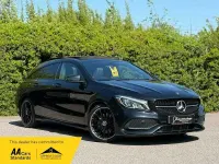 Used Mercedes CLA220 Shooting Brake AMG line 2018 Black Estate
