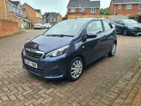 Used Peugeot 108 Active 68 HP (50 kW) 2017 Blue Hatchback