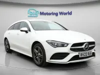 Used Mercedes CLA250e Shooting Brake AMG line 2022 White Estate
