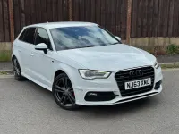 Used Audi A3 Sportback S-Line 184 HP (135 kW) 2013 White Hatchback