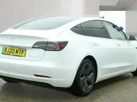 Used Tesla Model 3 Long Range AWD 77 kW (106 HP) 2020 White Sedan