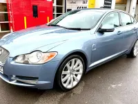 Begagnad Jaguar XF Premium Luxury 2009 Blå Sedan