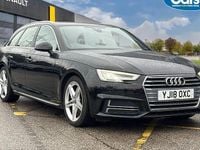 Used Audi A4 S-Line 150 HP (110 kW) 2018 Black Estate