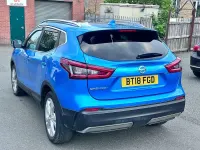 Used Nissan Qashqai N-Connecta 130 HP (95 kW) 2018 Blue SUV