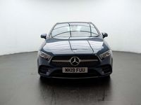 Used Mercedes A200 AMG line 163 HP (119 kW) 2019 Blue Hatchback