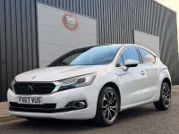 Used DS Automobiles DS4 Prestige 120 HP (88 kW) 2017 White Hatchback