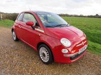 Used Fiat 500 Lounge 69 HP (50 kW) 2009 Red Hatchback