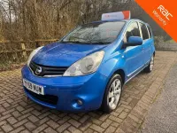 Used Nissan Note Tekna 110 HP (80 kW) 2009 Blue Hatchback