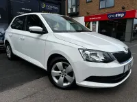 Used Skoda Fabia SE 75 HP (55 kW) 2016 White Hatchback