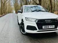Used Audi Q5 Black Edition 190 HP (139 kW) 2019 White SUV
