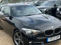 Used BMW 114 Sport Line 102 HP (75 kW) 2013 Black Hatchback