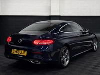 Used Mercedes C250 AMG line 204 HP (150 kW) 2016 Blue Coupe