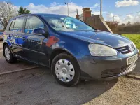 Used VW Golf V S 105 HP (77 kW) 2008 Blue Hatchback