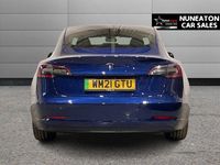 Used Tesla Model 3 Standard Range Plus 366 kW (498 HP) 2021 Blue Sedan